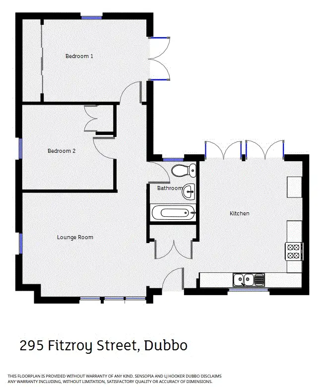 Floorplan of Homely house listing, 295 Fitzroy Street, Dubbo NSW 2830