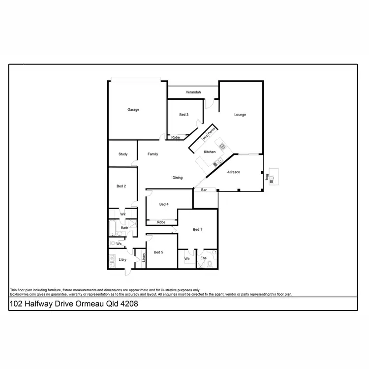 Floorplan of Homely house listing, 102 Halfway Drive, Ormeau QLD 4208