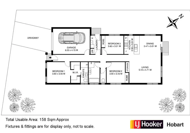 Floorplan of Homely house listing, 18 Moore Park Drive, Glenorchy TAS 7010