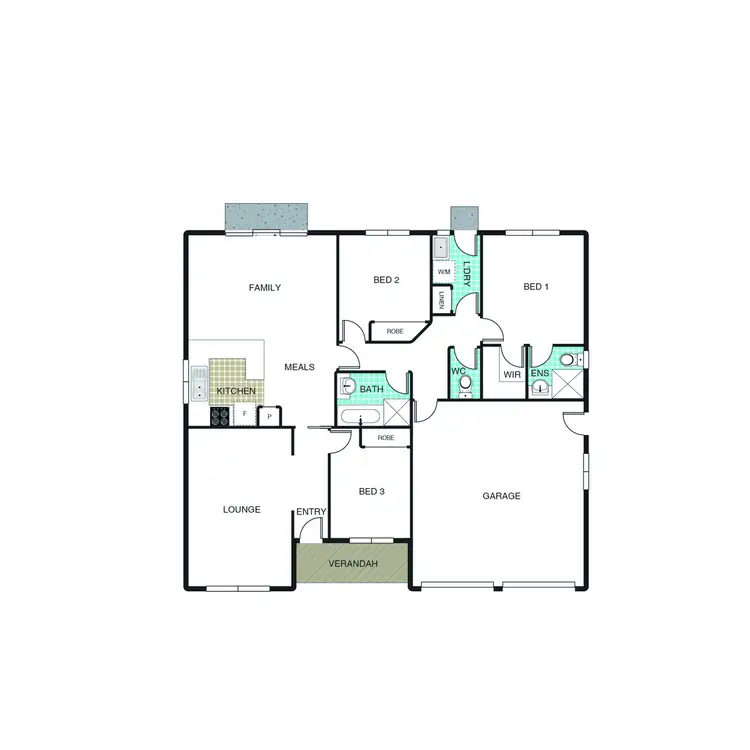 Floorplan of Homely townhouse listing, 7/2 Mundawari Circuit, Ngunnawal ACT 2913