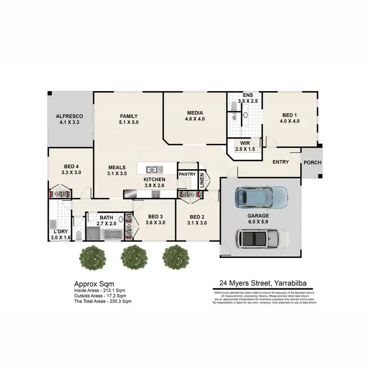 Floorplan of Homely house listing, 24 Myers Street, Yarrabilba QLD 4207