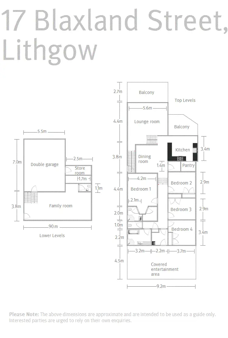 Floorplan of Homely house listing, 17 Blaxland Street, Lithgow NSW 2790