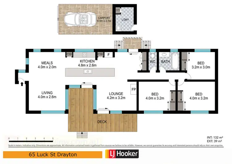 Floorplan of Homely house listing, 65 Luck Street, Drayton QLD 4350