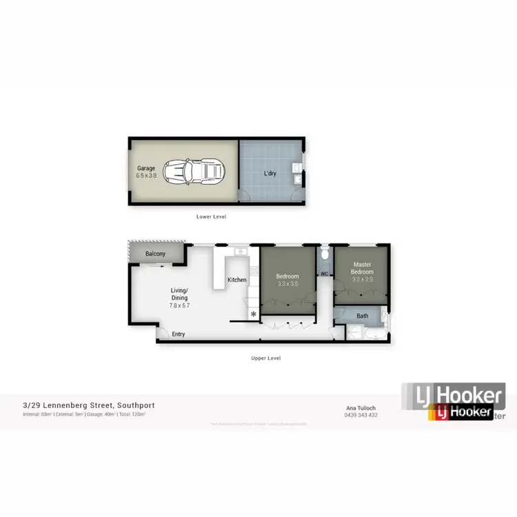 Floorplan of Homely unit listing, 3/29 Lenneberg Street, Southport QLD 4215