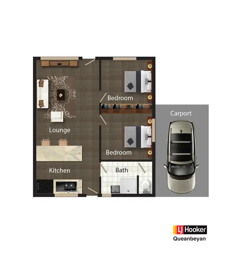 Floorplan of Homely unit listing, 5/19 Charles Street, Queanbeyan NSW 2620