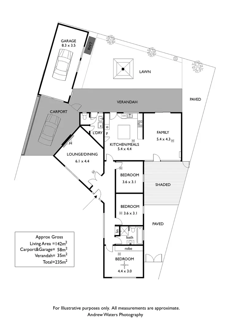 Floorplan of Homely house listing, 58 Beadnall Terrace, Glengowrie SA 5044