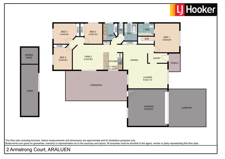 Floorplan of Homely house listing, 2 Armstrong Court, Araluen NT 870