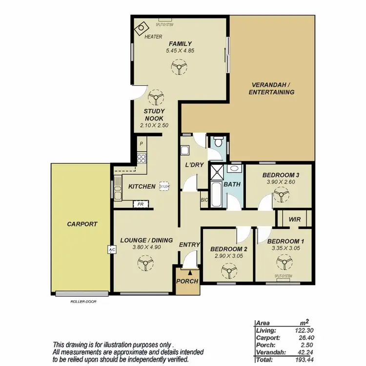 Floorplan of Homely house listing, 6 Beaminster Road, Elizabeth Park SA 5113