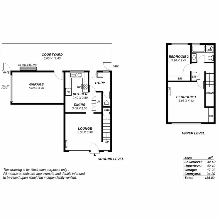 Floorplan of Homely townhouse listing, 4/27 Rose Terrace, Wayville SA 5034