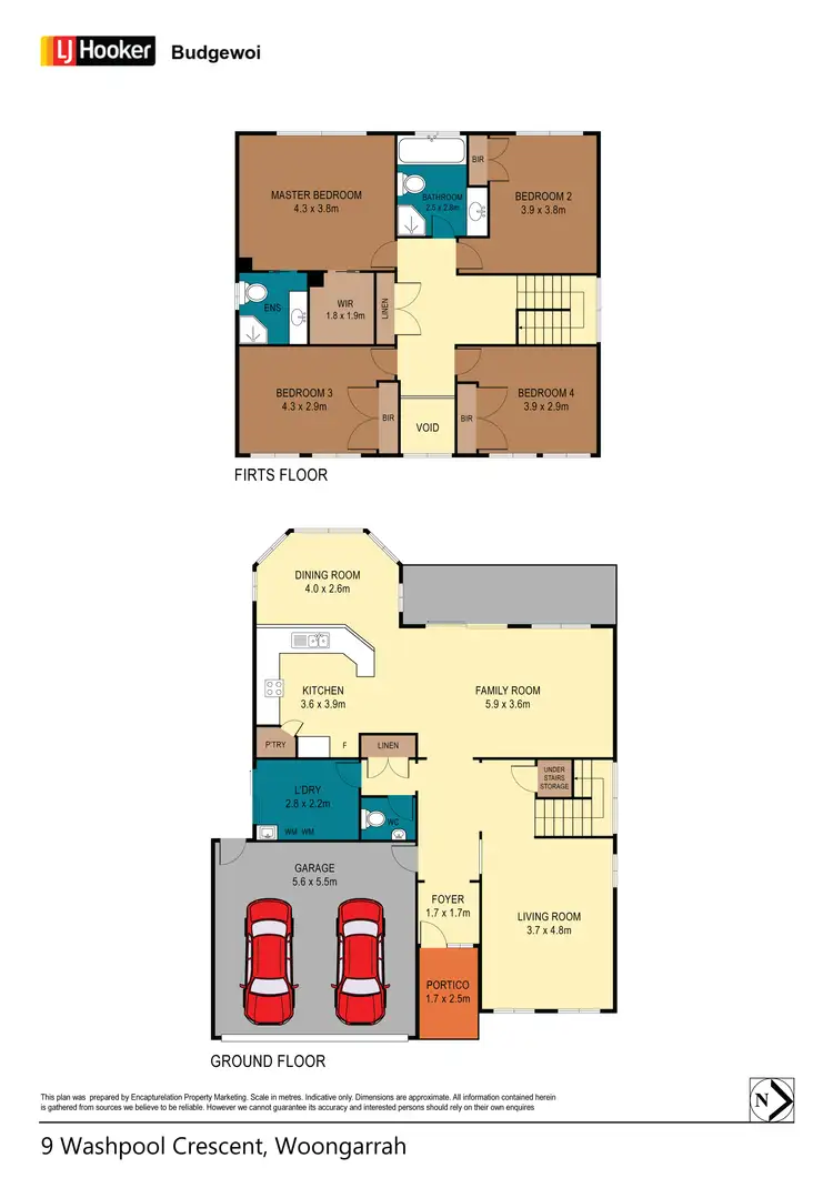 Floorplan of Homely house listing, 9 Washpool Crescent, Woongarrah NSW 2259