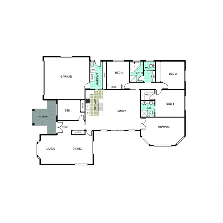 Floorplan of Homely house listing, 4 Ikara Close, Dunlop ACT 2615