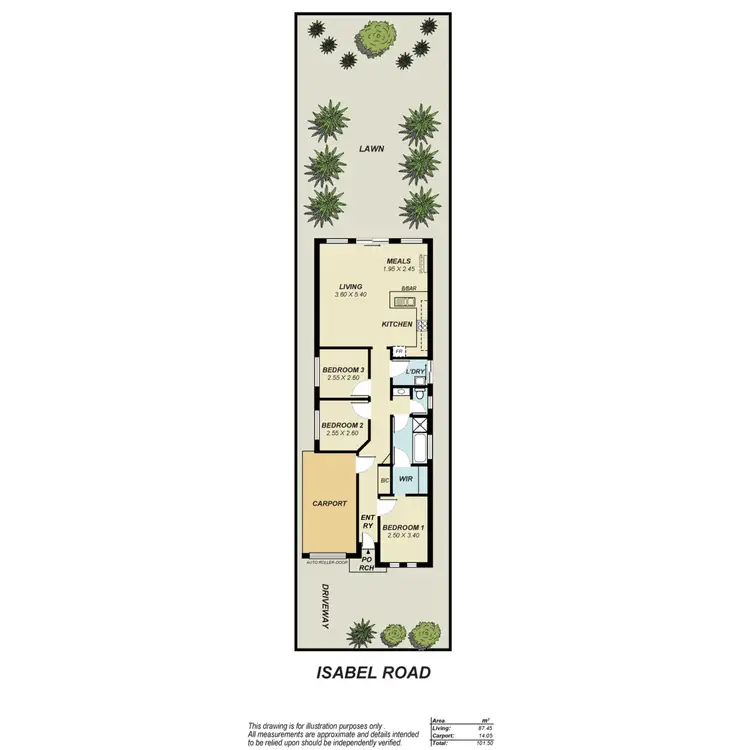 Floorplan of Homely house listing, 3/14 Isabel Road, Munno Para West SA 5115