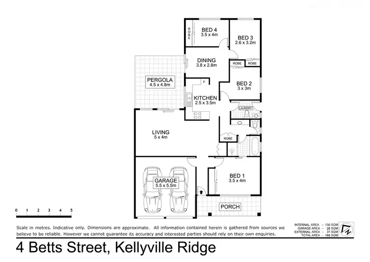 Floorplan of Homely house listing, 4 Betts Street, Kellyville Ridge NSW 2155