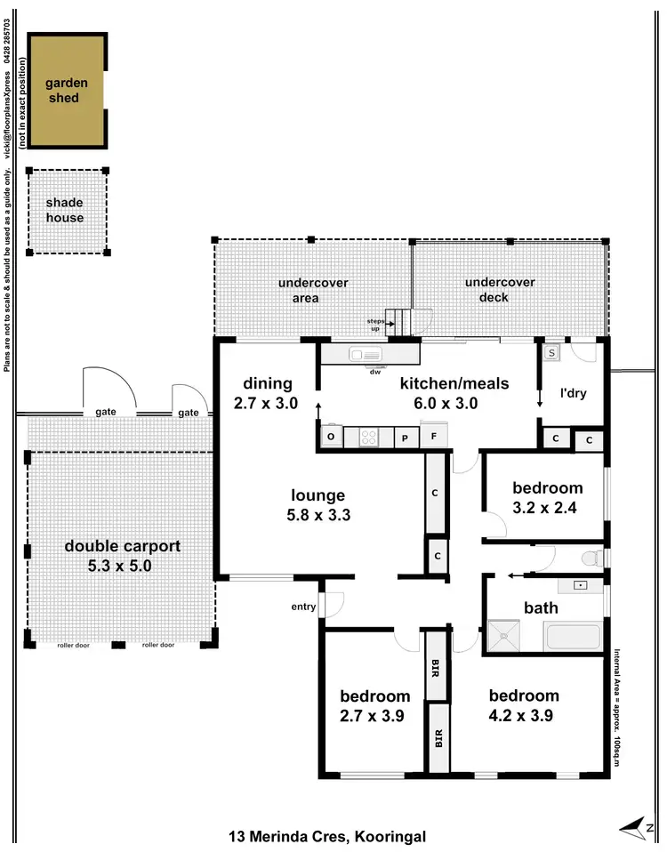 Floorplan of Homely house listing, 13 Merinda Crescent, Kooringal NSW 2650