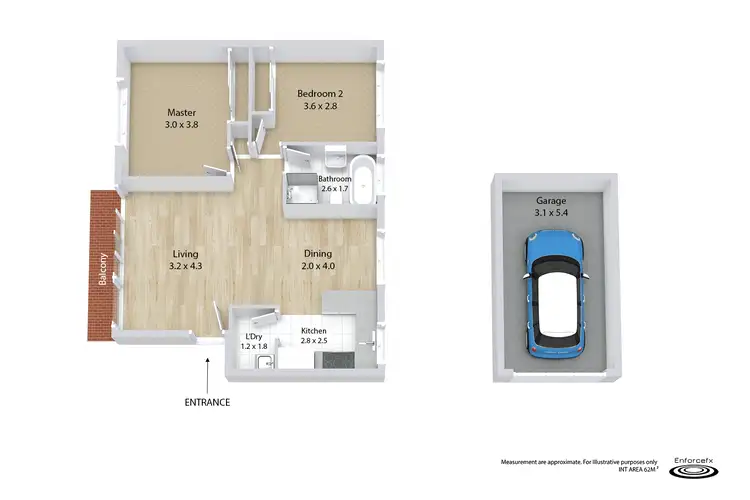 Floorplan of Homely apartment listing, Unit 35/22 Clarence Street, Lidcombe NSW 2141