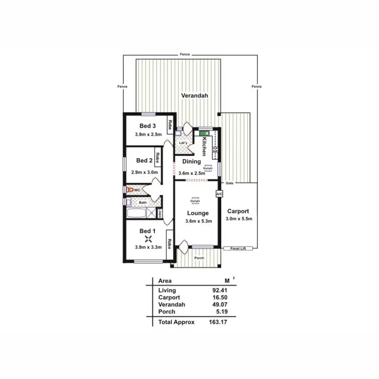 Floorplan of Homely unit listing, 5/55 Beafield Road, Para Hills West SA 5096