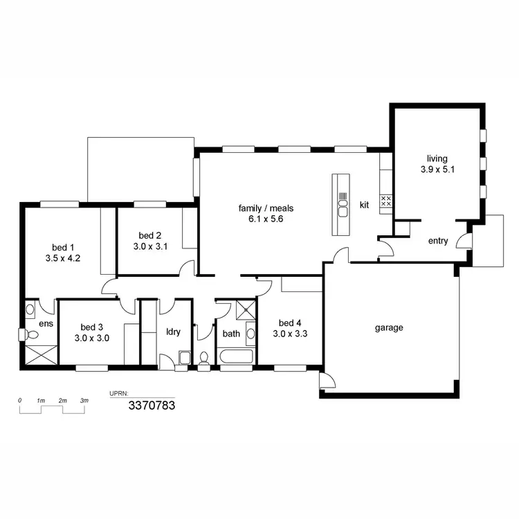 Floorplan of Homely house listing, 19 Lafitte Way, Andrews Farm SA 5114