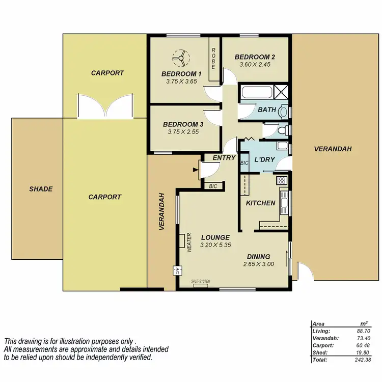 Floorplan of Homely house listing, 6 Jose Court, Para Hills West SA 5096