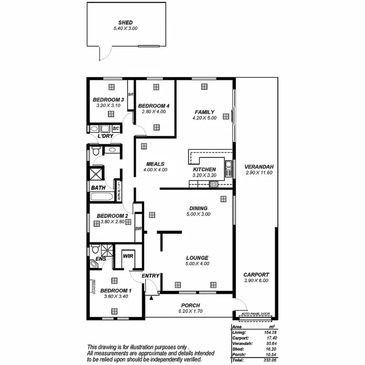 Floorplan of Homely house listing, 7 Borlace Court, Pooraka SA 5095