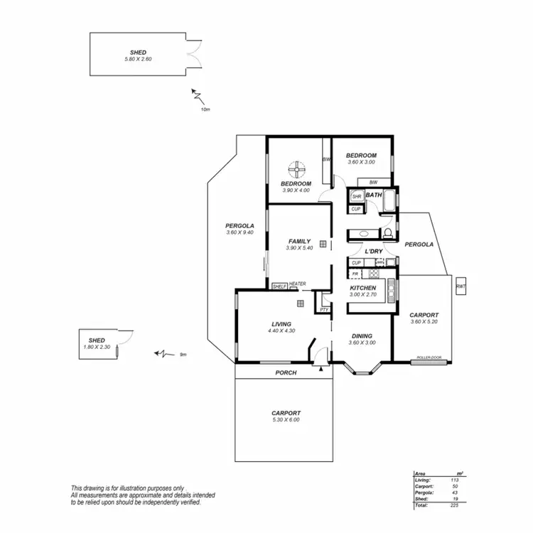 Floorplan of Homely house listing, 37a Wilpena Street, Eden Hills SA 5050