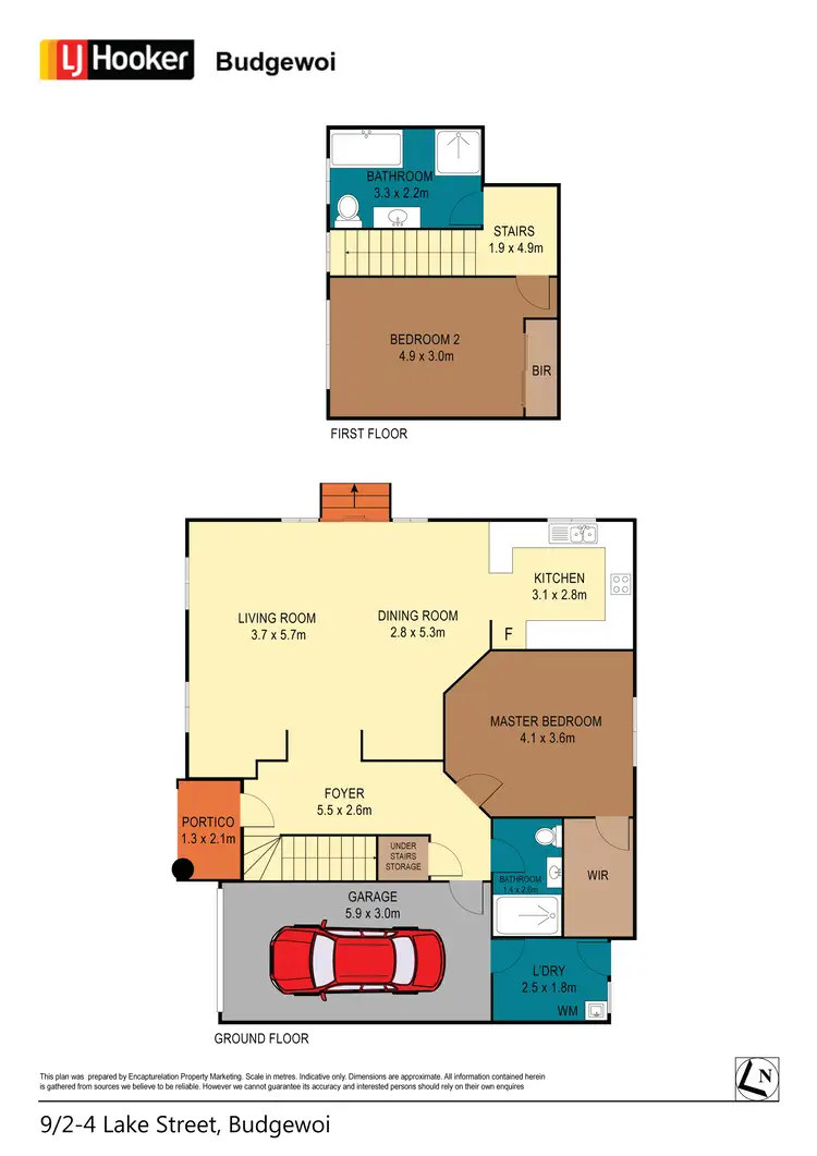 Floorplan of Homely unit listing, 9/2-4 Lake Street, Budgewoi NSW 2262