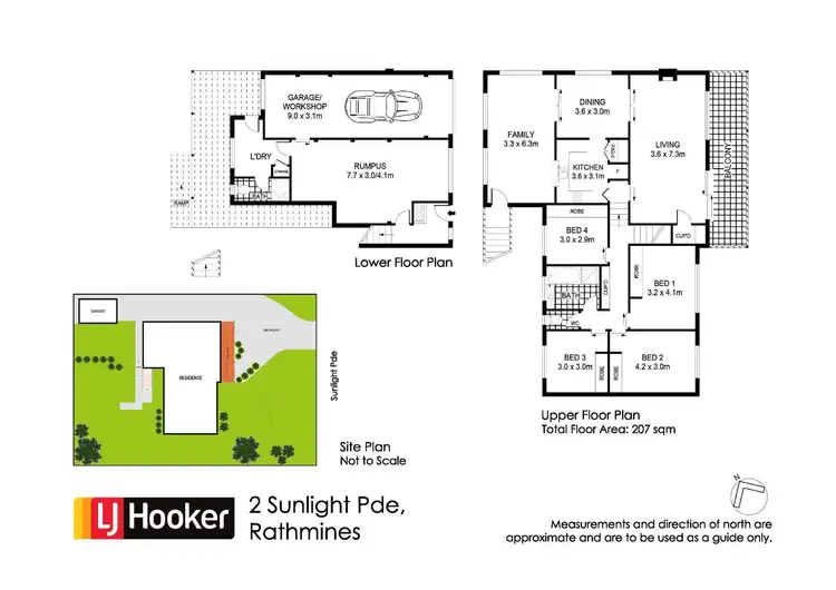 Floorplan of Homely house listing, 2 Sunlight Parade, Rathmines NSW 2283