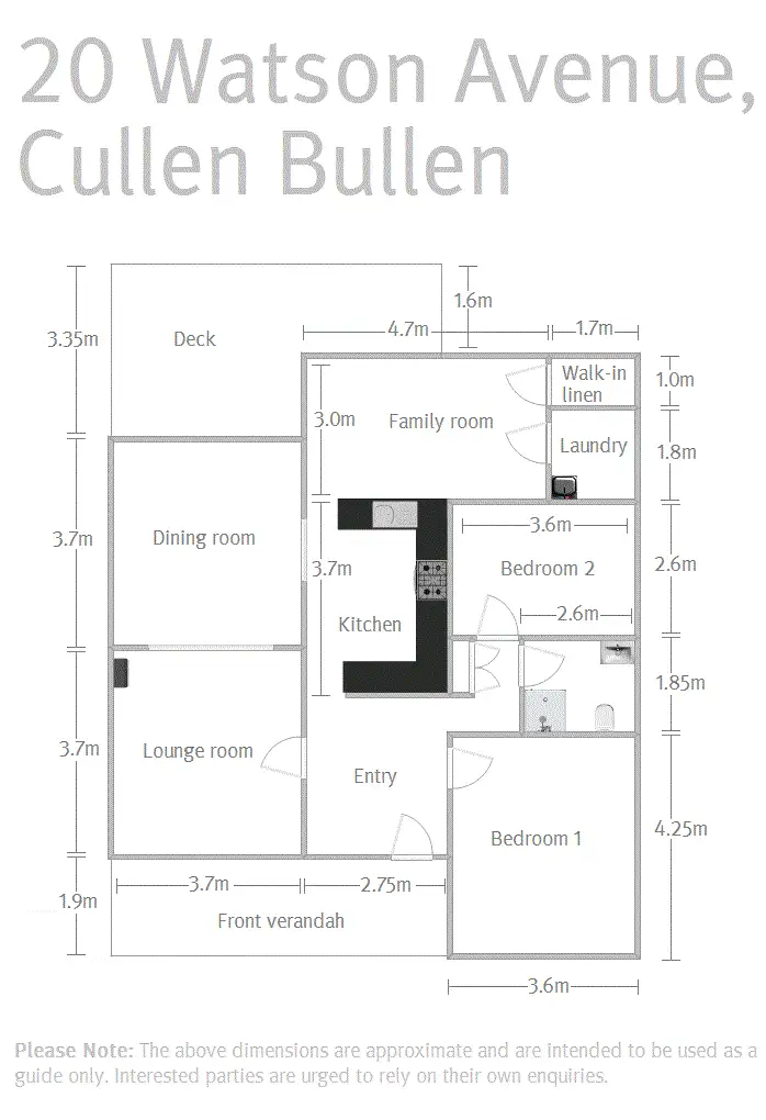 Floorplan of Homely house listing, 20 Watson Avenue, Cullen Bullen NSW 2790