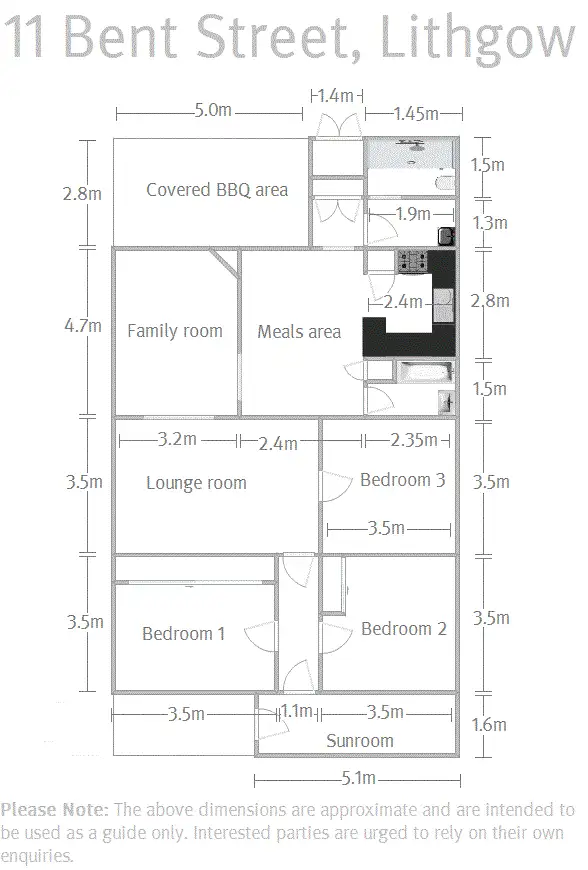Floorplan of Homely house listing, 11 Bent Street, Lithgow NSW 2790