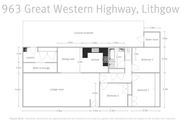 Floorplan of Homely house listing, 963 Great Western Highway, Lithgow NSW 2790