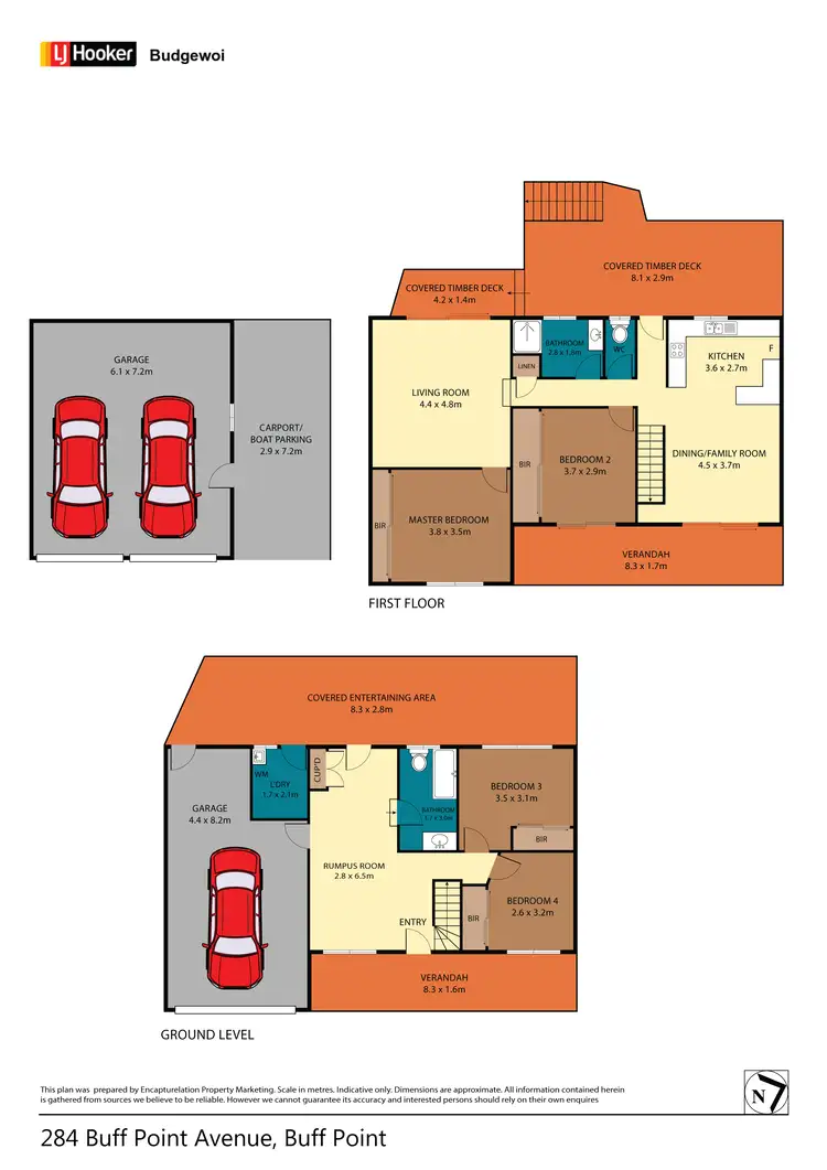 Floorplan of Homely house listing, 284 Buff Point Avenue, Buff Point NSW 2262