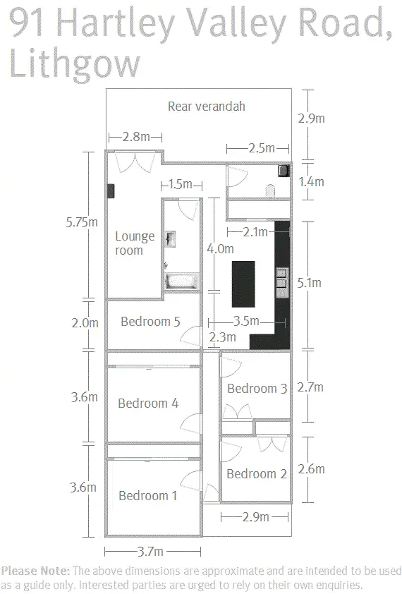 Floorplan of Homely house listing, 91 Hartley Valley Road, Lithgow NSW 2790