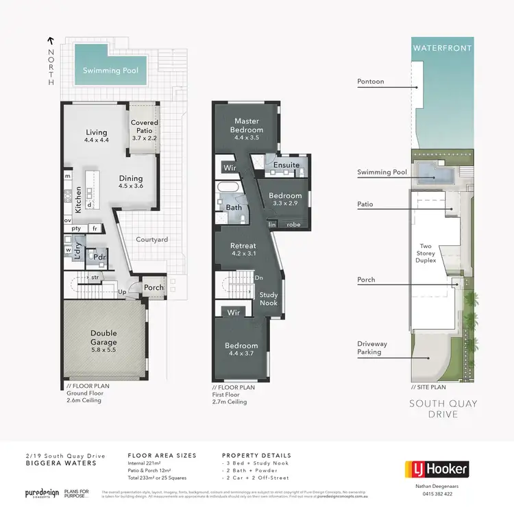 Floorplan of Homely house listing, 2/19 South Quay Drive, Biggera Waters QLD 4216
