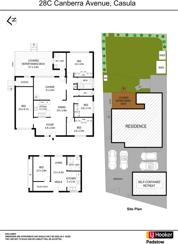 Floorplan of Homely house listing, 28c Canberra Avenue, Casula NSW 2170