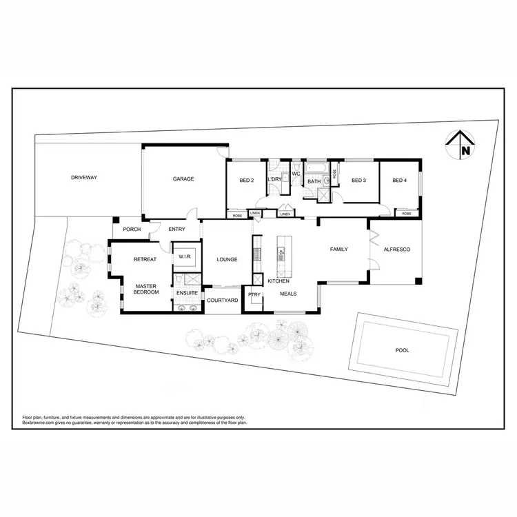 Floorplan of Homely house listing, 415 Boardwalk Boulevard, Point Cook VIC 3030