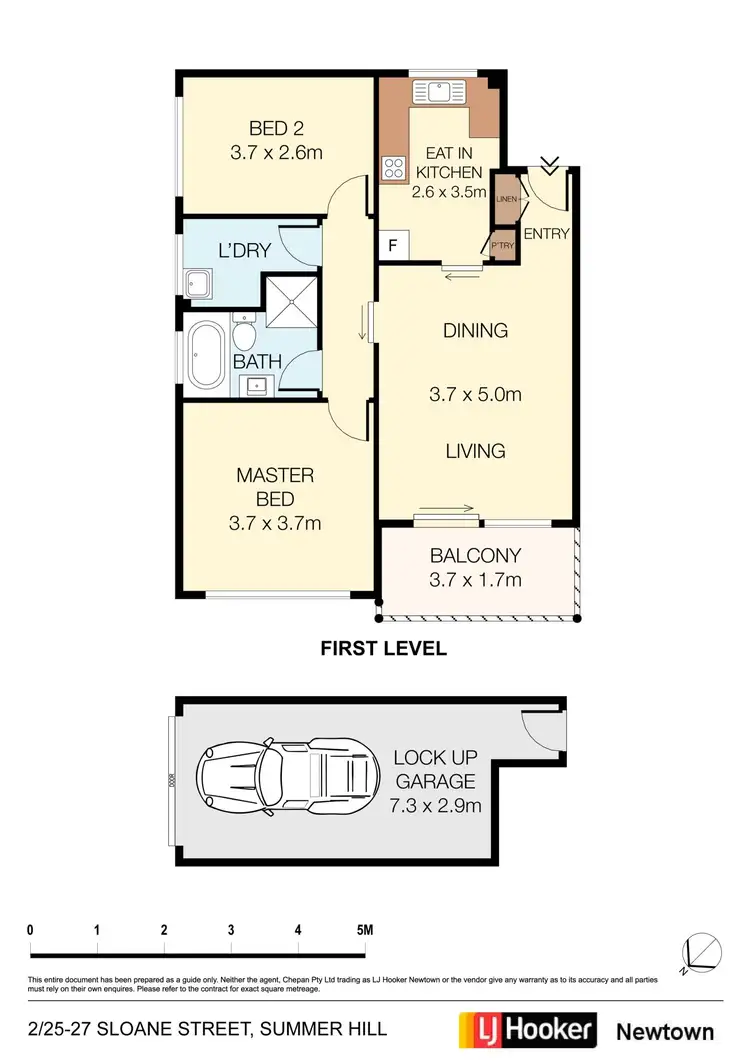 Floorplan of Homely apartment listing, 2/25-27 Sloane Street, Summer Hill NSW 2130