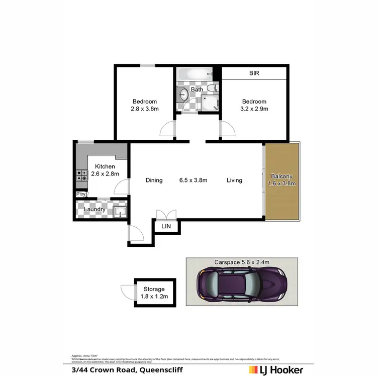 Floorplan of Homely apartment listing, 3/44 Crown Road, Queenscliff NSW 2096