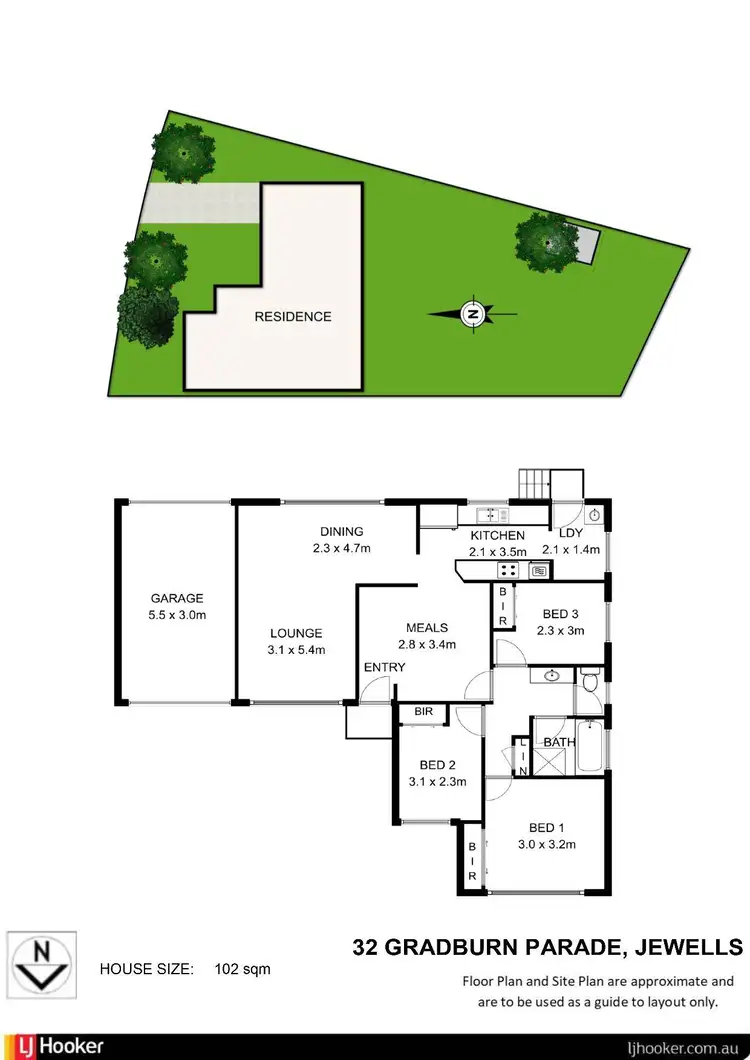 Floorplan of Homely house listing, 32 Gradburn Parade, Jewells NSW 2280