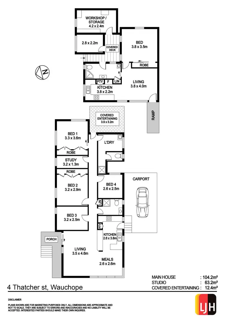 Floorplan of Homely house listing, 4 Thatcher Street, Wauchope NSW 2446