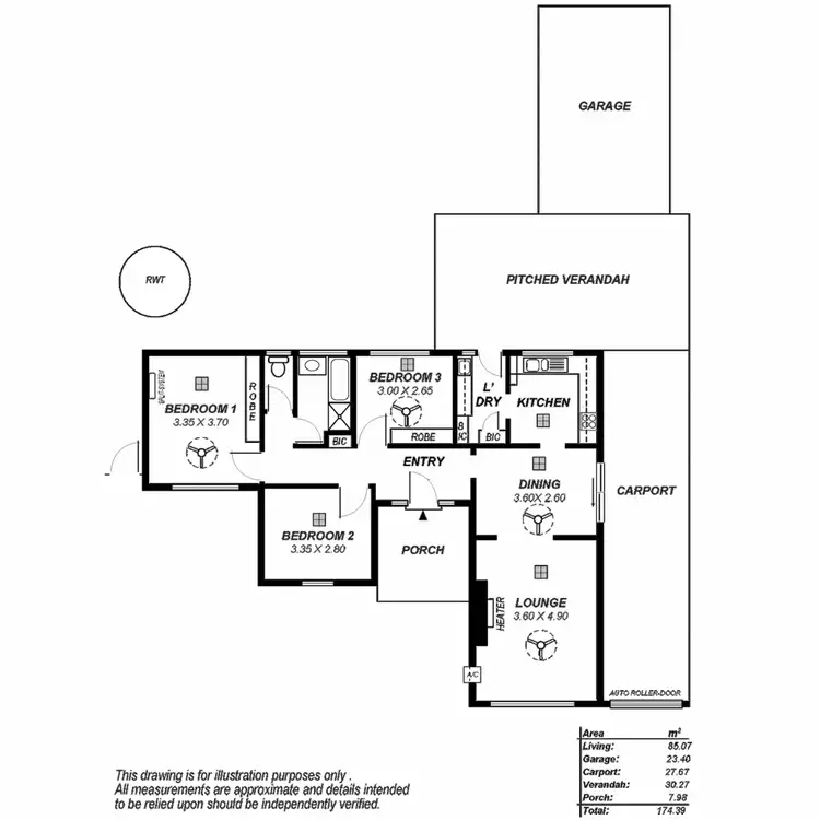 Floorplan of Homely house listing, 10 Crozier Avenue, Modbury SA 5092