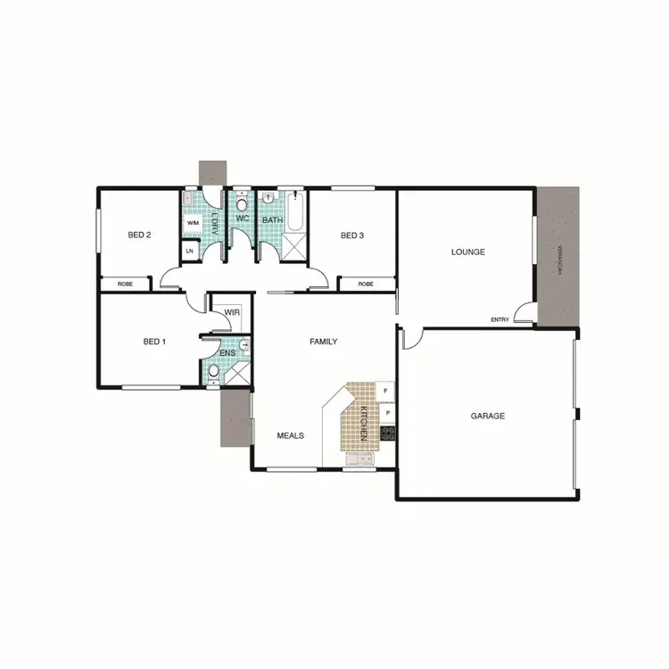 Floorplan of Homely house listing, 38 Jonsson Court, Dunlop ACT 2615