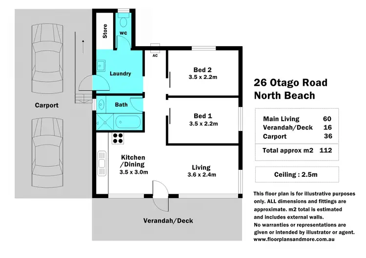 Floorplan of Homely house listing, 26 Otago Road, Wallaroo SA 5556