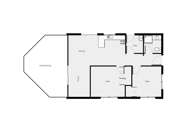 Floorplan of Homely villa listing, 3/23 Heavey Crescent, Whitfield QLD 4870