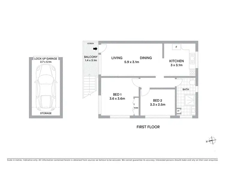Floorplan of Homely unit listing, 4/139 King Street, Annerley QLD 4103