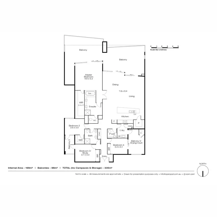 Floorplan of Homely apartment listing, 13/22 Brown Street, East Perth WA 6004