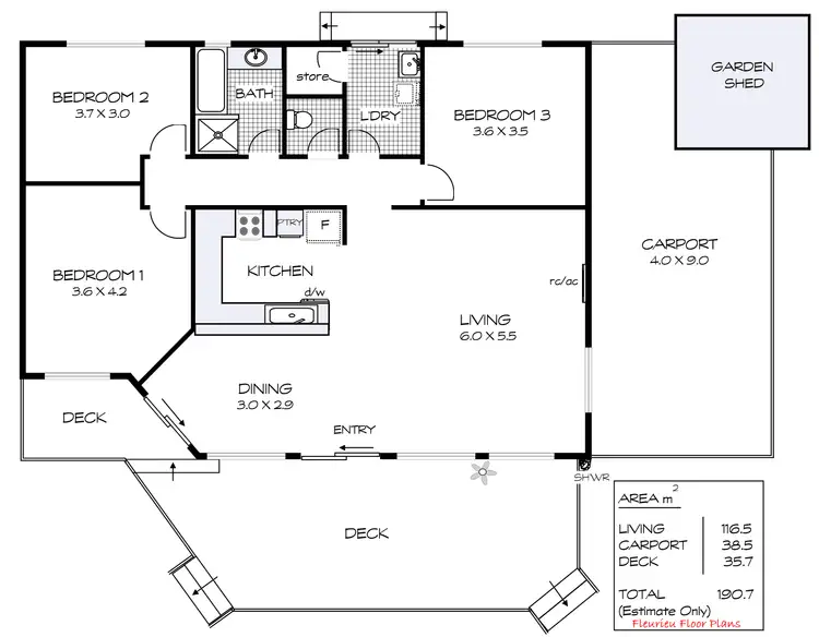 Floorplan of Homely house listing, 7 Encounter Terrace, Encounter Bay SA 5211