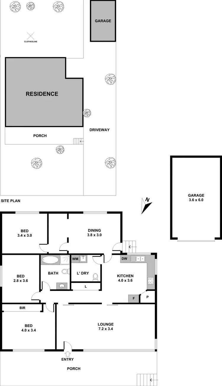Floorplan of Homely house listing, 102 The Avenue, Bankstown NSW 2200