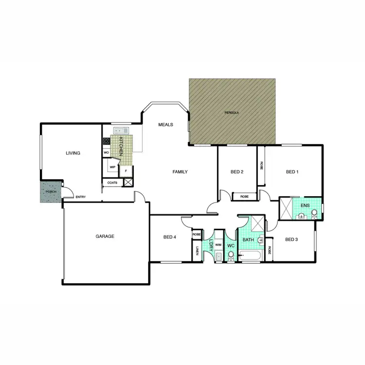 Floorplan of Homely house listing, 6 Edgley Place, Dunlop ACT 2615