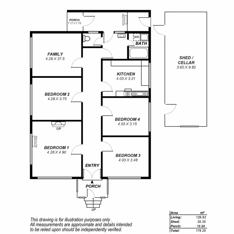 Floorplan of Homely house listing, 2 Durant Road, Croydon Park SA 5008