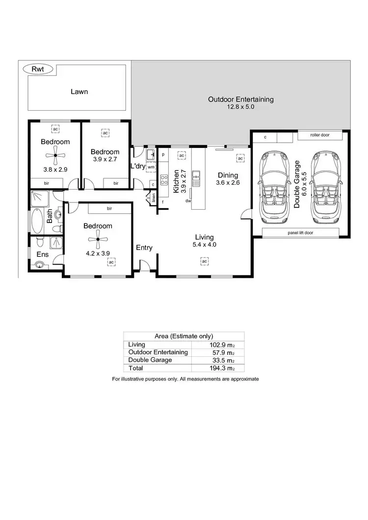 Floorplan of Homely house listing, 65 Aldridge Avenue, Plympton Park SA 5038