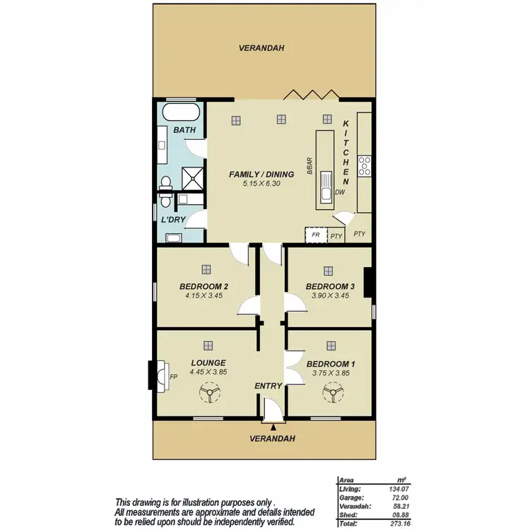 Floorplan of Homely house listing, 24 Fourth Street, Gawler South SA 5118